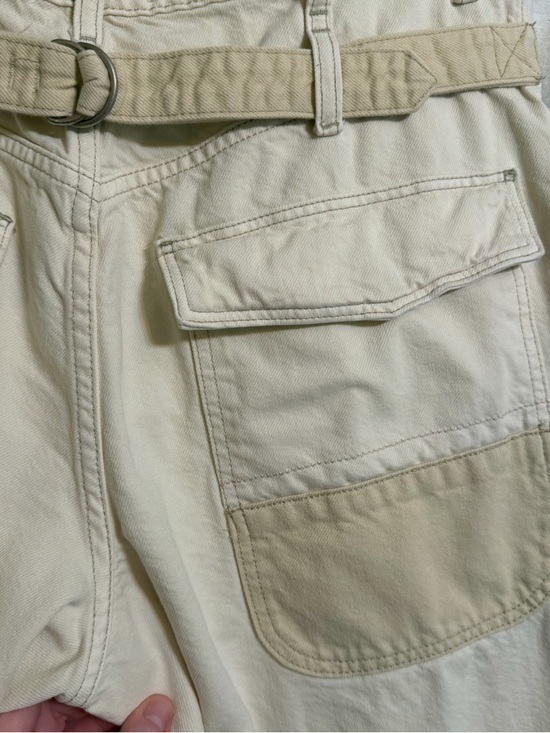 Free People We The Free Waterfalls Baggy Wide-Leg Jeans in Cream Size 30 - Picture 4 of 12